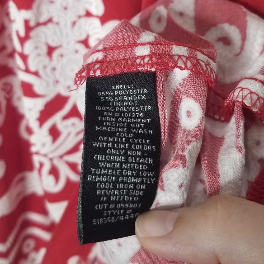 Indication Patterned Sleeveless Women's Dress - image 5